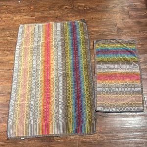 Missoni Home bath towel + hand towel